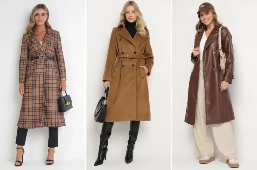 Jakie dodatki wybrać do brązowego płaszcza damskiego, aby zachwycać?